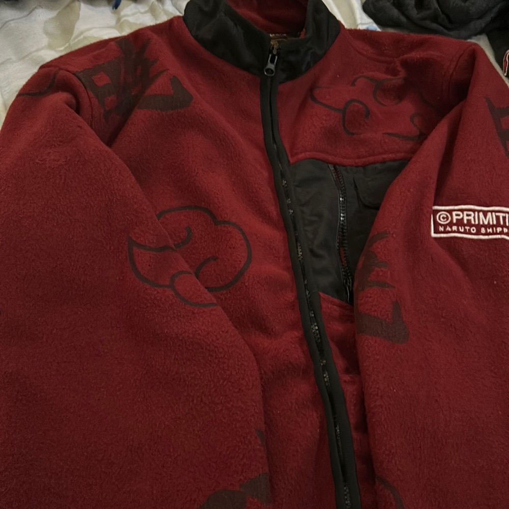 Primate x Naruto shippuden fleece Jacket